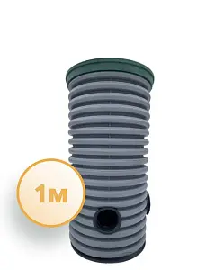 Дренажный колодец d460 h1000 с зеленой крышкой (отводы 110 мм) 0